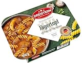 DREISTERN Jägertopf mit Nudeln & Champignons 900g I Herzhaftes Fertiggericht in Mikrowellenschale I Lange Haltbarkeit dank natürlicher Konservierung I Hausmacher Qualität