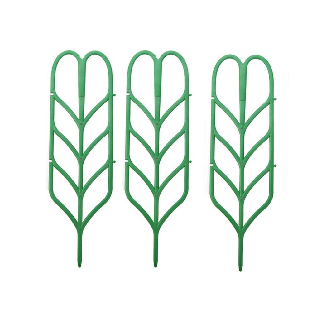 Verlike 3Pcs Plant Pot Trellis/Support Plastic Climbing Plant Trainer Garden Climbing Plant Support Green