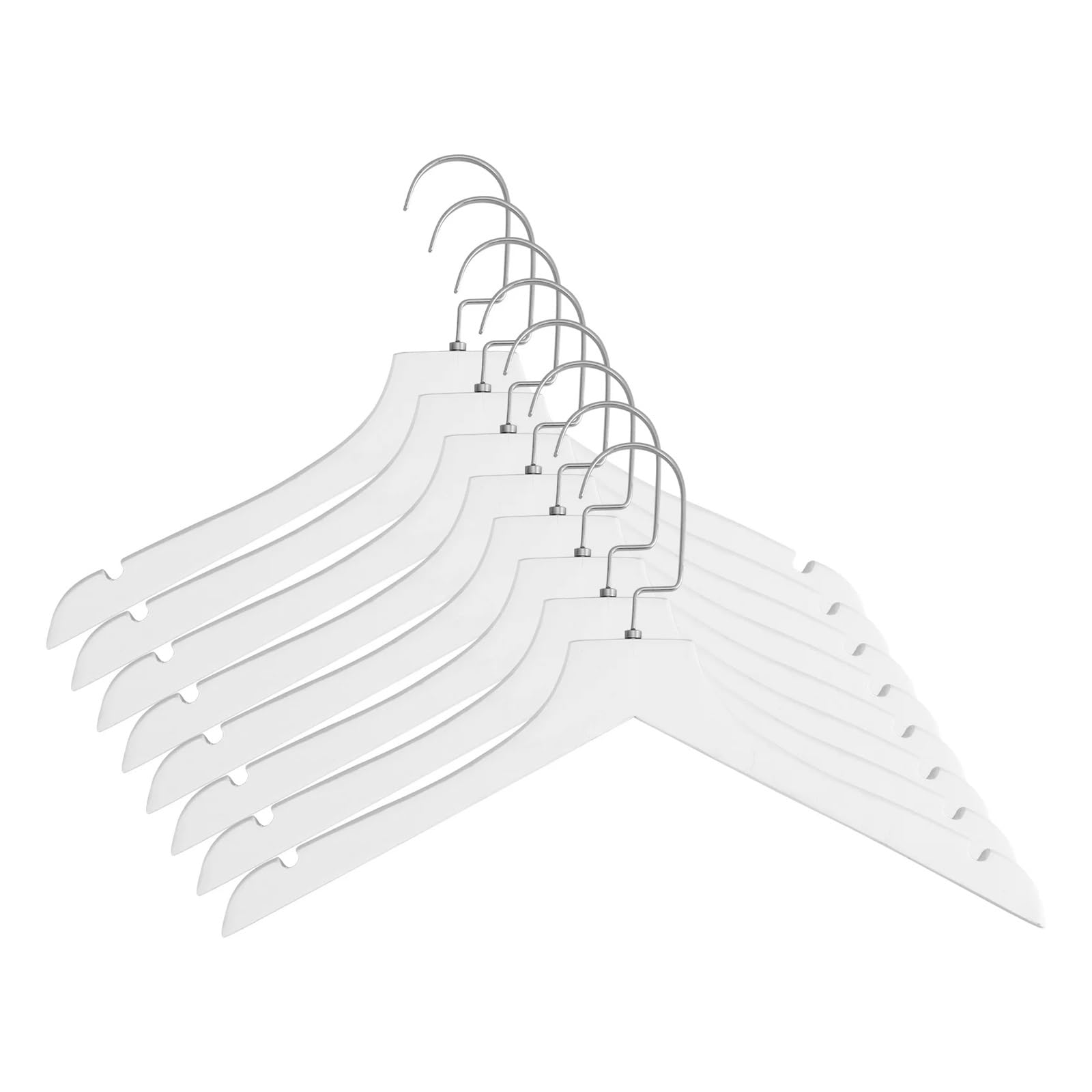 KFGISD, White Coat Hanger Solid Wood Clothes Drying Rack Sweater Clothes Drying Rack Extra ，Hangers