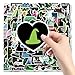 123pcs Wicked Stickers Pack, Aesthetic Vinyl Waterproof Sticker Decal for Water Bottle,Laptop,Phone,Skateboard,Scrapbooking for Kids Teens Adults for Party Supply Decor