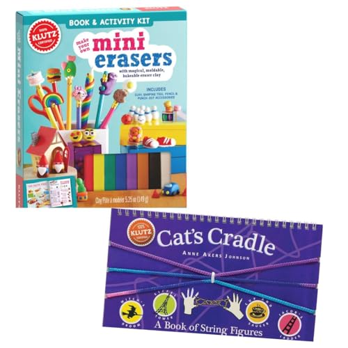Klutz Make Your Own Mini Erasers Book & ANeBreBLbg SyAc[AL̂肩XgOtBMAubNoh