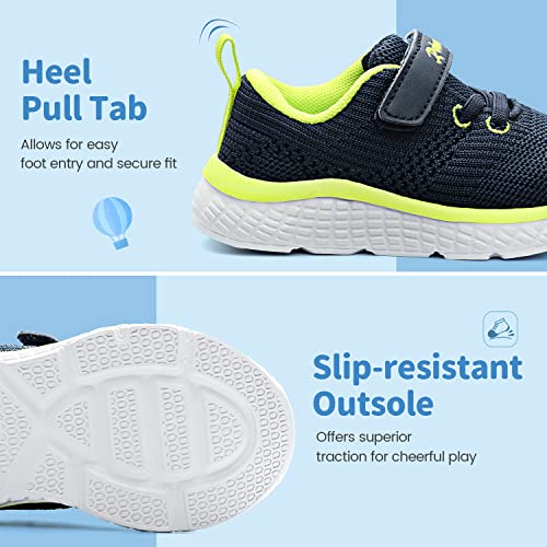 Toddler Tennis Shoes Boys Girls Athletic Running Sneakers Lightweight Little Kids Walking Shoes Slip-on Shoes3