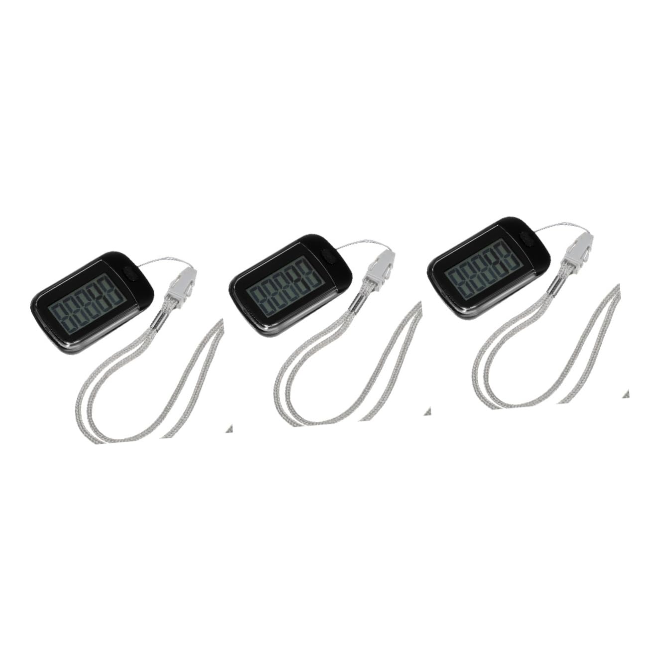ibasenice Podomètre À Clip Capteur De Pas Portable Compteur De Marche pour Personnes Âgées Mesure De La Cheville Petit Tracker Plastique Noir