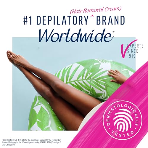 Veet Sensitive Skin Hair Removal Cream For Women, Painless Bikini Hair Removal Gel, Dermatologically Tested Depilatory C - Additional View