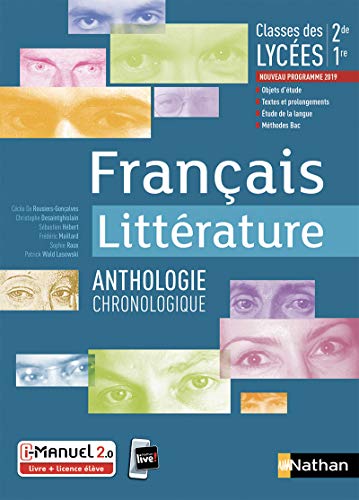 Télécharger Français Littérature - Anthologie chronologique - 2de/1re PDF Ebook En Ligne