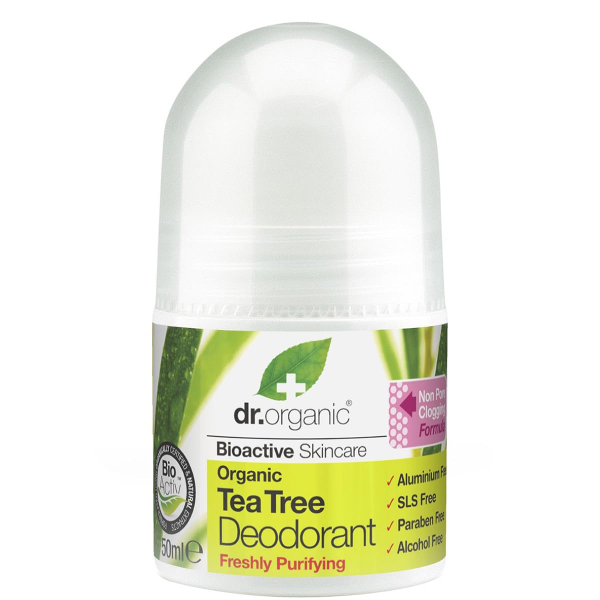Dr Organic Tea Tree Deodorant - 50ml