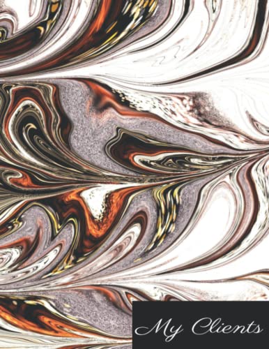 My Clients: Customer Appointment Tracker Log Book Record Client Profile Cards Database Client Tracking Info book for Service Industry Hair Stylist Nail Tech Massage Therapist Therapist Esthetician