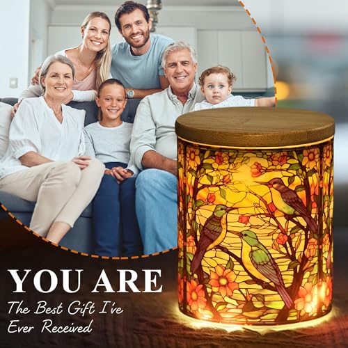 Macorner Hummingbird Tea Light Holder Gift for Women - Birthday Gift for Friend, Mom, Wife, Grandma, Coworker - Inspiration Home Decoration - Sympathy Memorials Beaverement Gift Decor