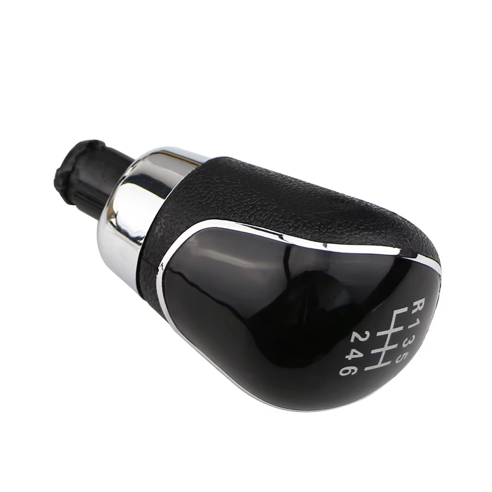 Hguvsjd 6 Speed Black Car Shift Gear Knob For Fiesta Mk7 2008-2015 For Focus Mk2 Fl 2008-2011 5 6 Speed Gear Head Shift Knob Transmission Shifter Lever