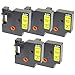Produktbild 5x Schriftband-Kassetten D1 40918 S0720730 schwarz auf gelb 9mm x 7m kompatibel für DYMO LabelManager LM 160 210D 220P 260P 280 360D 420P 450D 500TS PnP MobileLabeler LabelPoint LabelWriter LW 450 Duo