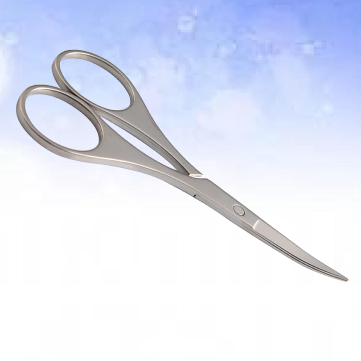 POPETPOP Tijeras de Acero Inoxidable para Vello Nasal y Cejas Puntas Redondas y Corte Seguro
