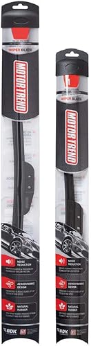 Motor Trend FlexBlade - Escobilla de limpiaparabrisas de alta calidad, diseño avanzado de hoja de haz 50% más larga de vida útil para parabrisas Motor Trend FlexBlade - Escobilla de limpiaparabrisas de alta calidad, diseño avanzado de hoja de haz 50% más larga de vida útil para parabrisas