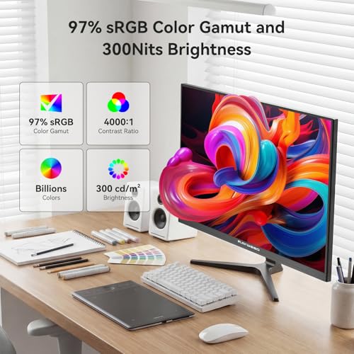 Image of 32 inch 4K Gaming Computer Monitor 60Hz UWQHD 3840x2160,99% sRGB,HDR10, FreeSync,Low Input Lag, Billions of Colors, PIP /PBP, Slim Bezel,VESA Mount HDMI /DP Eye-Care for Gaming Graphic Design