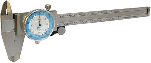 Miniatura 3 de Calibrador de calibrador de calibre de calibre de calibre de calibre de medición de precisión escala de regla de lectura 0.01 "64 de acero