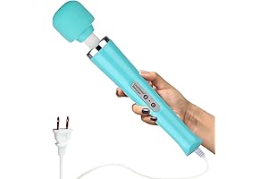 CHARMING Wired Powerful Handheld Back and Hand Massager with 10 Modes