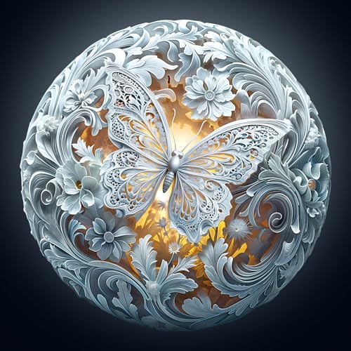 WOODBESTS Wooden Puzzles for Adults (100 Piece, S, 8.5 * 8.5in) Celestial Wings Wood Puzzle Adult, Unique Wooden Animal Jigsaw Puzzles, Family Game and Birthday Gifts for Friend