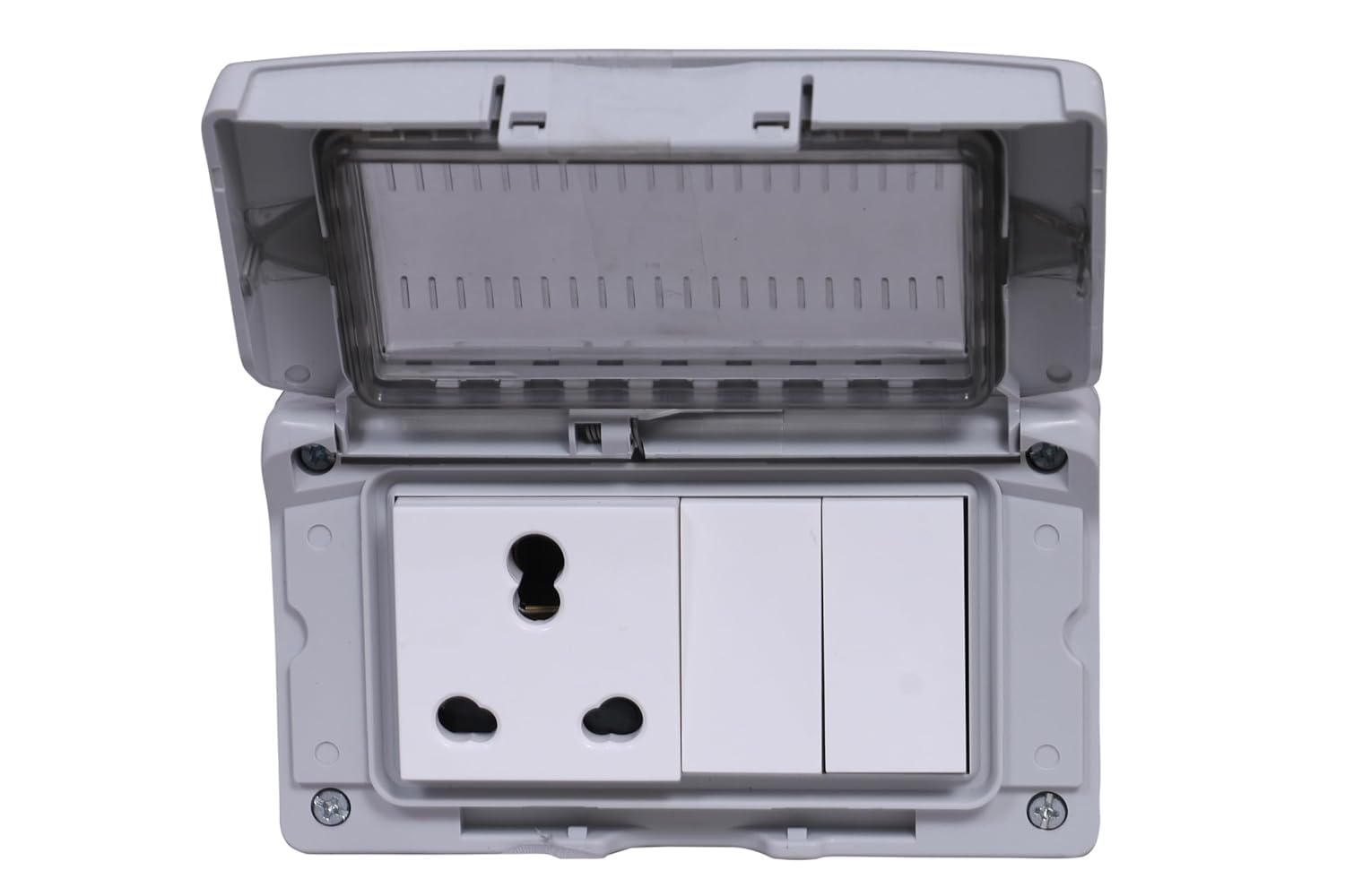 Legrand Plexo Box 4 Module Waterproof Enclosure with 2 16A Socket |Combi Box|