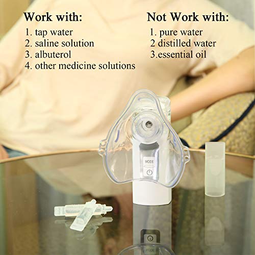 MAYLUCK Handheld Mini Nebuliser Portable Nebulisers for Travel Home Daily Use - Thumbnail 3