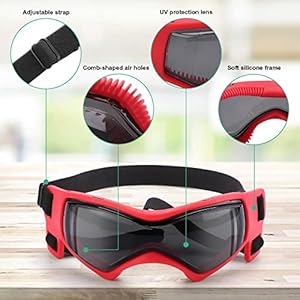 Goggles-for-Dogs-Ownpets-Dog-Glasses-UV-Protection-Goggles-Snow-Protection-Wind-Protection-Dust-Protection-with-Adjustable-Strap-Safety-Pet-Sunglasses-for-Small-and-Medium-Dog-Red - Cucciolini Doodles   Goggles-for-Dogs-Ownpets-Dog-Glasses-UV-Protection-Goggles-Snow-Protection-Wind-Protection-Dust-Protection-with-Adjustable-Strap-Safety-Pet-Sunglasses-for-Small-and-Medium-Dog-Red