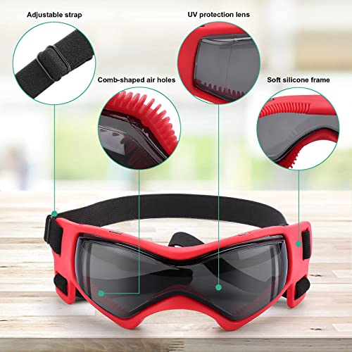 Goggles-for-Dogs-Ownpets-Dog-Glasses-UV-Protection-Goggles-Snow-Protection-Wind-Protection-Dust-Protection-with-Adjustable-Strap-Safety-Pet-Sunglasses-for-Small-and-Medium-Dog-Red - Cucciolini Doodles   Goggles-for-Dogs-Ownpets-Dog-Glasses-UV-Protection-Goggles-Snow-Protection-Wind-Protection-Dust-Protection-with-Adjustable-Strap-Safety-Pet-Sunglasses-for-Small-and-Medium-Dog-Red