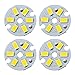 uxcell 300mA 3W LED Chip Bulb Surface Mounted Devices Light Beads Warm White Super Bright High Power or Floodlight 4pcs