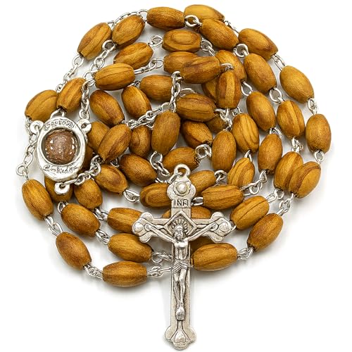 Zuluf Jerusalem Catholic Prayer Rosary Hand Made from The Holy Land Israel