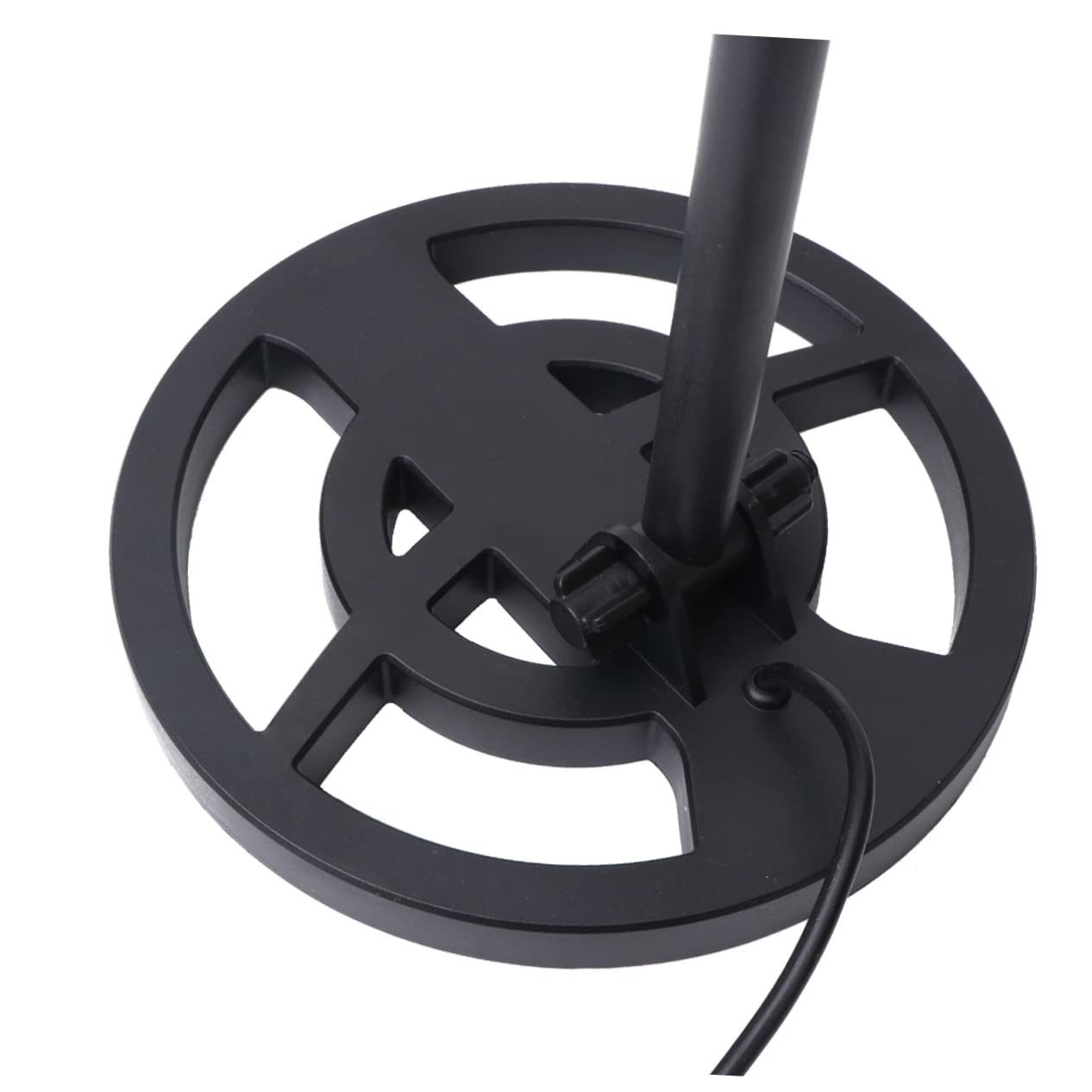 Toddmomy 1PC Portable Underground Gold Detector with Probe Plate Volume Control Headphone Jack for Home and Outdoor Use Black Metal