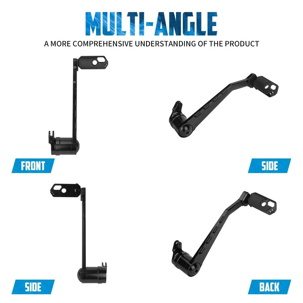 Motorcycle handlebar risers Podnóżek motocyklowy dźwignia zmiany biegów ramię hamulca zestawy pasuje do Harley Touring Road przemieszczanie się po ulicy 08-25(Yellow Set 14-Up)