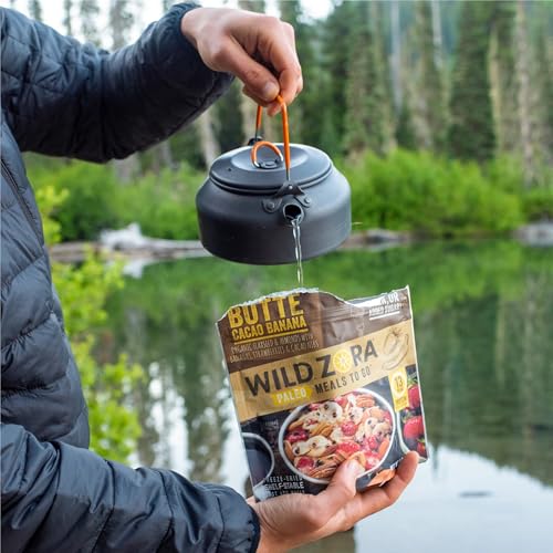 Image of Wild Zora Paleo Freeze Dried Breakfast Meals, 6 Pack, Gluten Free Camping and Backpacking Food, No Added Sugar, Healthy On-the-Go Travel Meal, Coconut Berry, Cacao Banana, and Pineapple Mango Flavors