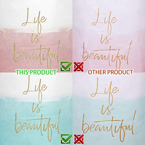 Aouker Merdes 19.7’’ Waterproof Foldable Laundry Hamper, Dirty Clothes Laundry Basket, Linen Bin Storage Organizer for Toy Collection (Life Blue) - Image 2