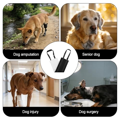 Dog Mobility Sling for Small Dogs Adjustable Lifting Harness With Handle, Back Legs Mobility Aid for Old Injured Dogs Cruciate Ligament Rehabilitation - Image 5