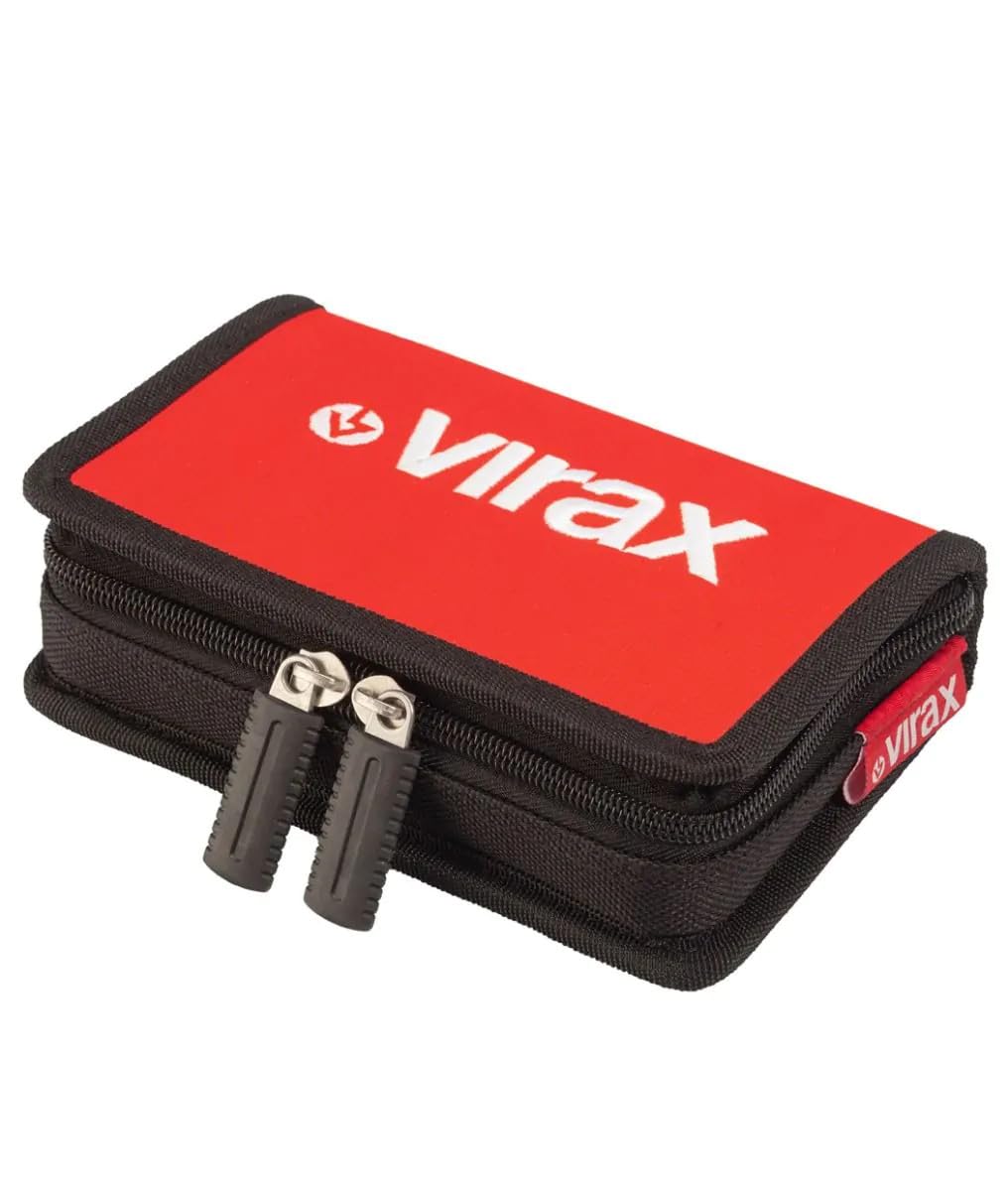 VIRAX Set di 41 chiavi a bussola, 1/4", con set di punte colorate