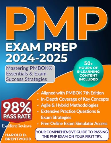 Independently Published Brentwood, Harold D. Pmp Exam Prep: Mastering Pmbok Essentials & Navigating Career Paths Strategies For Exam Excellence cover