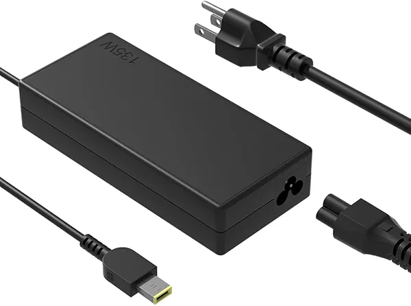 HSXIRQA135W Power Adapter Cord for Lenovo ThinkPad Universal Thunderbolt 4 3 Dock/USB C Smart Dock/Thunderbolt 3 Essential Dock Gen 1 2 Hybrid USB-C with USB-A Dock/Ultra/Pro/Gen 2 Dock