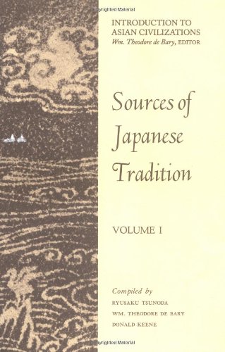 Sources of Japanese Tradition, Vol. 1