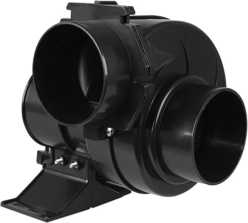 Miniatura 2 de Seaflo En línea soplador de aire de sentina 130CFM barco negro ventilación marina 12V 2.5AMP