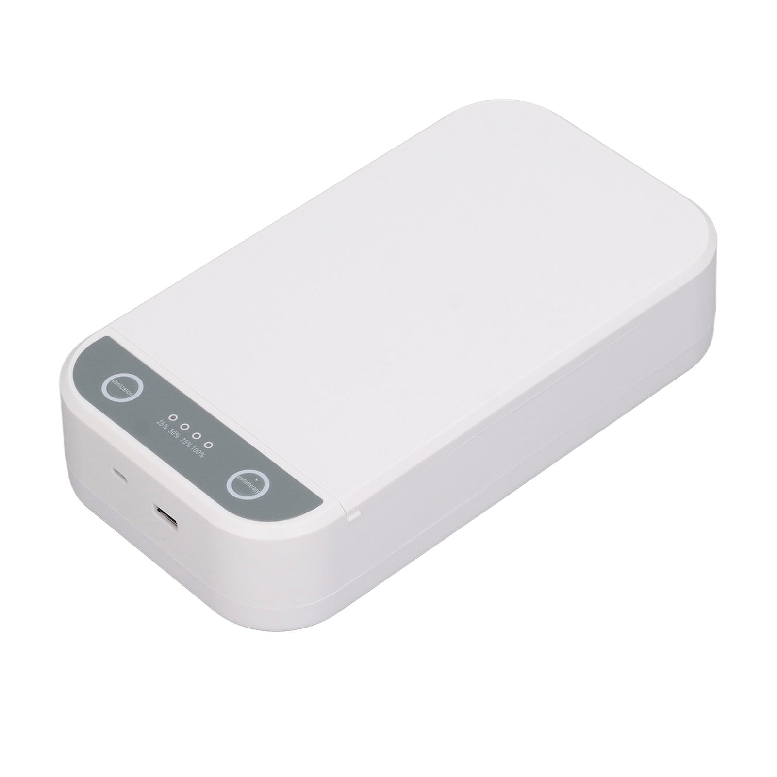 aqxreight Caja Limpiadora Desinfectante Portátil para Teléfonos Joyas Relojes y Llaves Máquina de Limpieza con Tecnología C Recargable por USB Ideal para Casa Oficina y Viajes