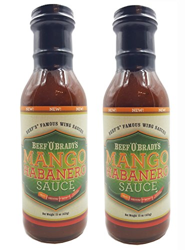 Mango Habanero Sauce - Chicken Wing Sauce - Marinade - Hot - 2