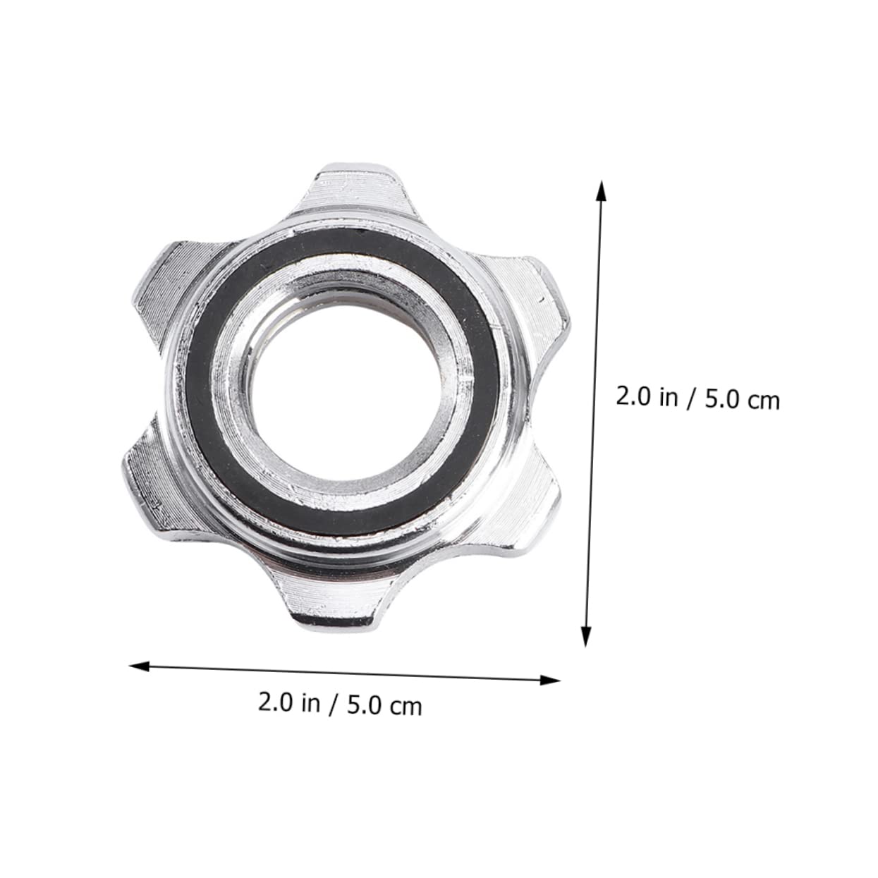 BESPORTBLE - Collar Screw Dumbbell Nut Barbell Nut Security Nut Collar for Quick Weight Plate Change