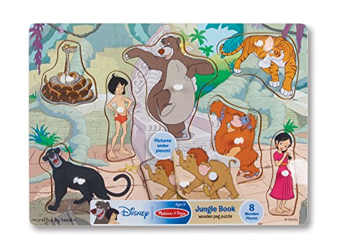 Jungle Book Wooden Peg Puzzle