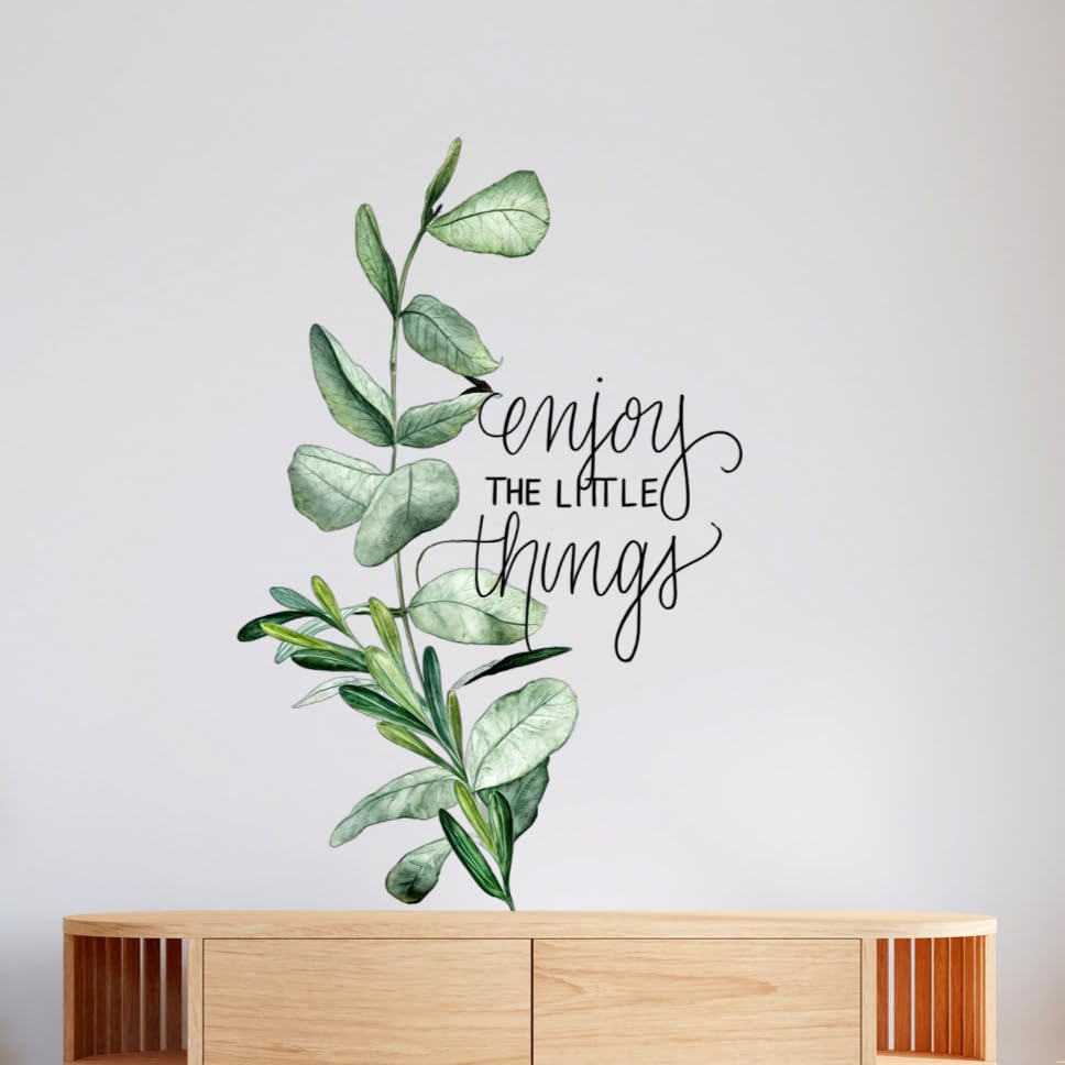 NoWorries Vinyl Family Home & Quotel Self Adhesive Wall Sticker Quote Wall Decals for Home Decor & Living Room Bedroom asy to Apply Wall Stickers (30cm x 45cm Floral Multicolor) (Love of Life)
