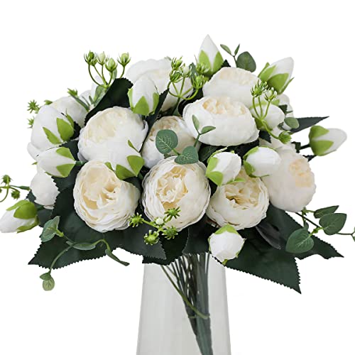 5/10 Pezzi Fiori Artificiali Rosa Di Seta Matrimonio Casa Camera - Foto 2