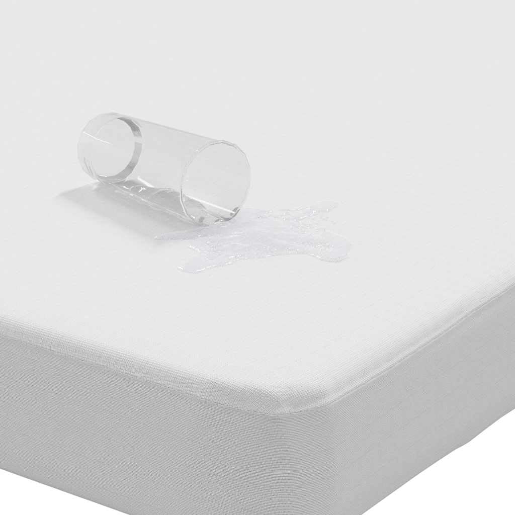 Möbel Wohnaccessoire Matratzenschoner weiß 100x220 cm wasserdicht Möbel