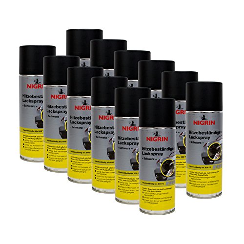 Preisvergleich Produktbild Nigrin 12x 74117 Hitzebeständiges Lackspray 400 ml