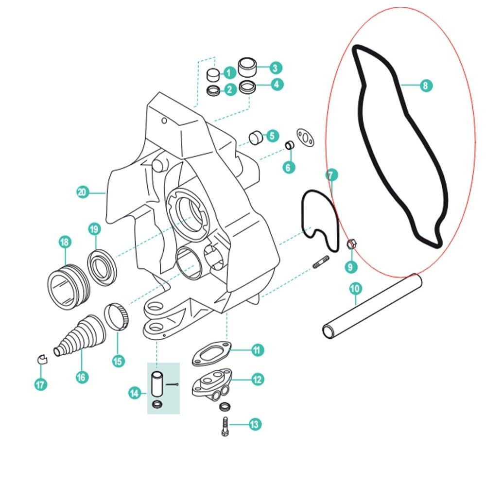 せせば For Mercruiser Alpha One Gen 2 & Bravo Gimbal,Transom Seal