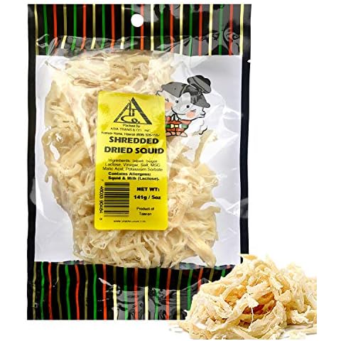 Asia Trans Saki Ika Dried Cuttlefish Snack | Hawaiian Seafood Jerky | High-Protein, Low-Fat, Low-Calorie (5 oz.) Cover