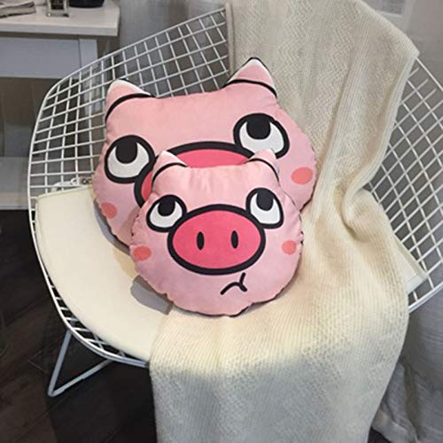 Watooma sofá Cojines de Plumas Kord Terciopelo Almohada sin Relleno de cojín decoración Almohada (Funda con Verst Ocultas Cremallera, Schweina, pequeño