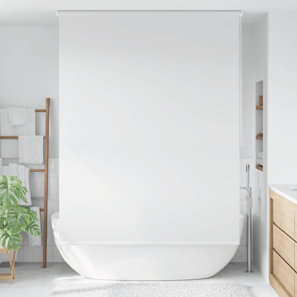 vidaXL Tenda a Rullo per Doccia 160x240 cm Bianco