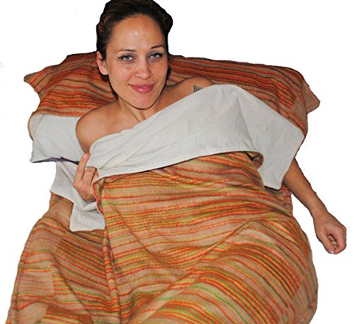 The Original Fair Trade Tibetan Yak Wool Woollen Sleeping Bag (Multicolour (Not Lined))
