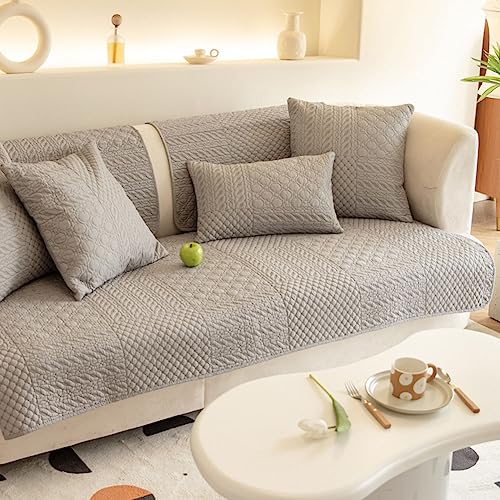 Housse de coussin en coton matelassé Xiao Hua broderie géométrique haut de gamme - 5